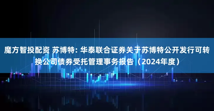 魔方智投配资 苏博特: 华泰联合证券关于苏博特公开发行可转换公司债券受托管理事务报告(2024年度)